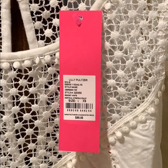 COPY - NWT…Lilly Pulitzer Aberdeen top - Picture 3 of 5